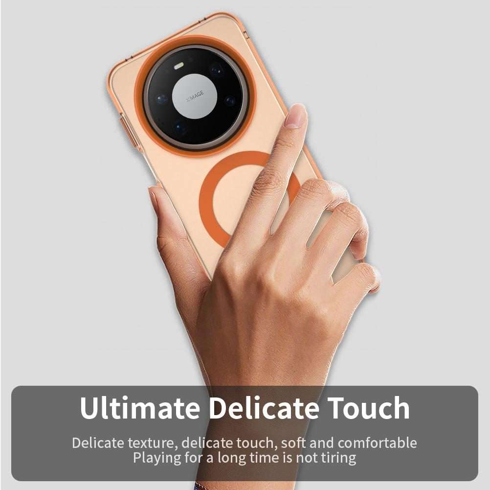 For Huawei Mate 80 Pro Max Candy Magsafe PC Hybrid TPU Phone Case(Orange)