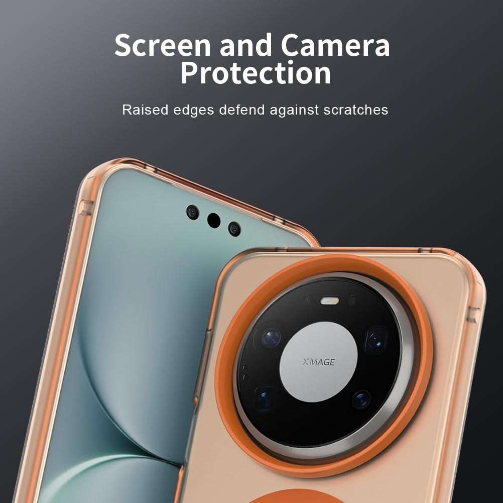 For Huawei Mate 80 Pro Max Candy Magsafe PC Hybrid TPU Phone Case(Orange)
