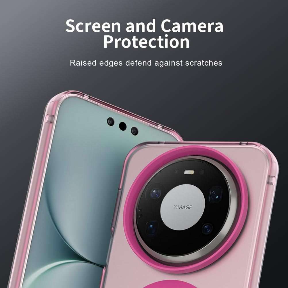 For Huawei Mate 80 Pro Max Candy Magsafe PC Hybrid TPU Phone Case(Red)