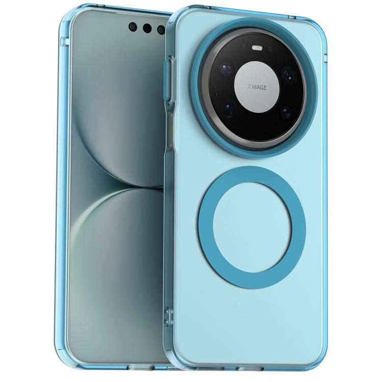 For Huawei Mate 80 Pro Max Candy Magsafe PC Hybrid TPU Phone Case(Blue)