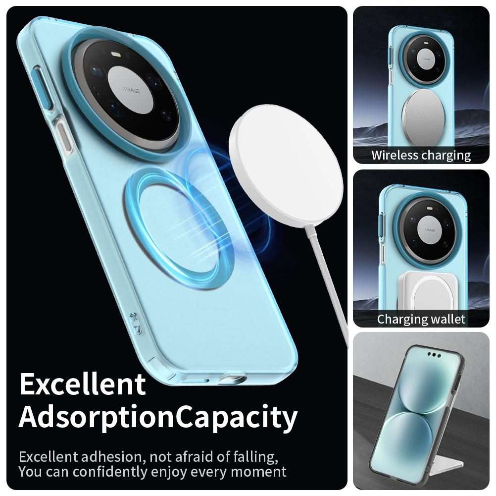 For Huawei Mate 80 Pro Max Candy Magsafe PC Hybrid TPU Phone Case(Blue)