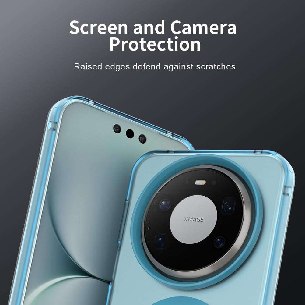For Huawei Mate 80 Pro Max Candy Magsafe PC Hybrid TPU Phone Case(Blue)