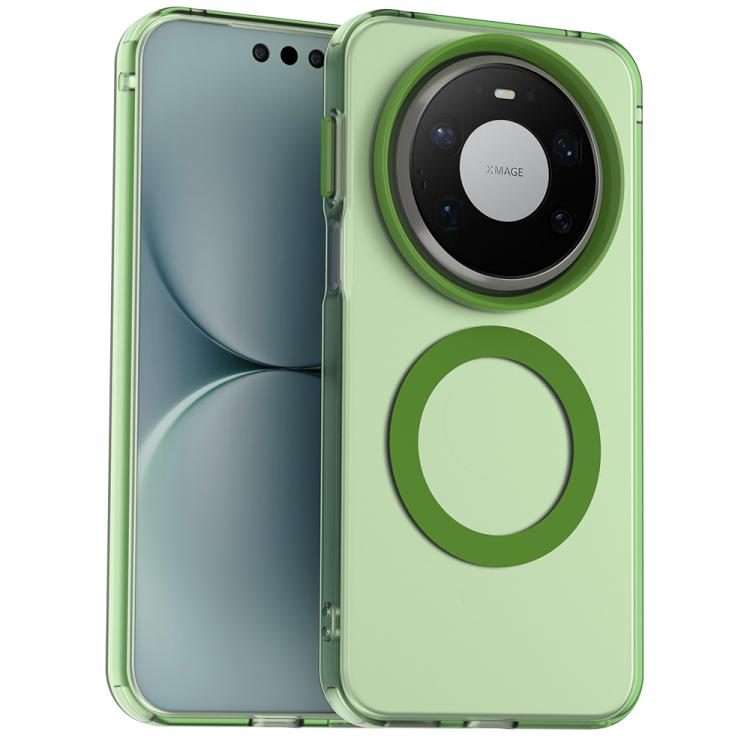 For Huawei Mate 80 Pro Max Candy Magsafe PC Hybrid TPU Phone Case(Green)