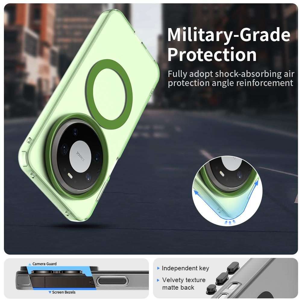 For Huawei Mate 80 Pro Max Candy Magsafe PC Hybrid TPU Phone Case(Green)