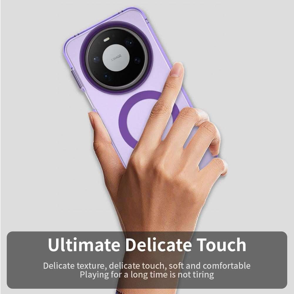 For Huawei Mate 80 Pro Max Candy Magsafe PC Hybrid TPU Phone Case(Purple)