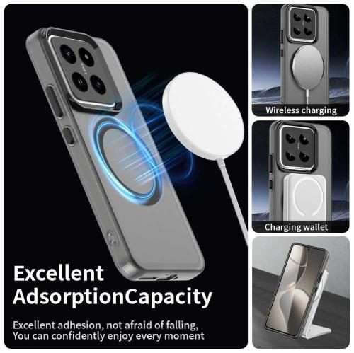 For Xiaomi 14 Pro Candy Magsafe PC Hybrid TPU Phone Case(Black)