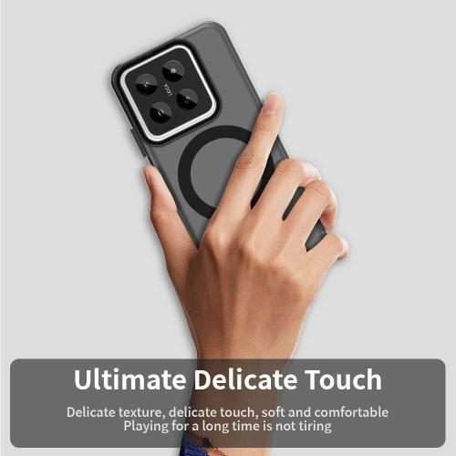 For Xiaomi 14 Pro Candy Magsafe PC Hybrid TPU Phone Case(Black)