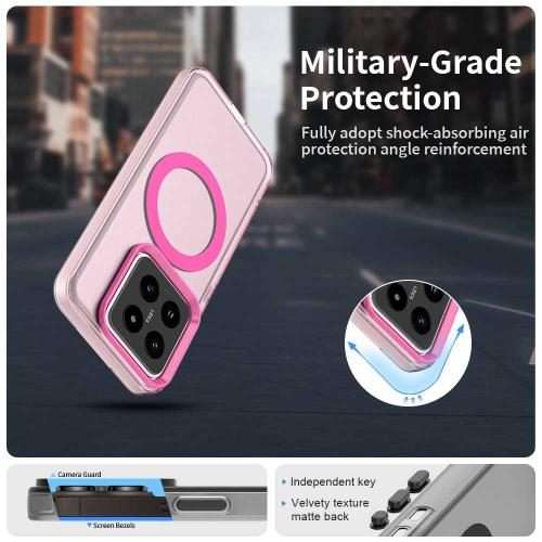 For Xiaomi 14 Pro Candy Magsafe PC Hybrid TPU Phone Case(Red)