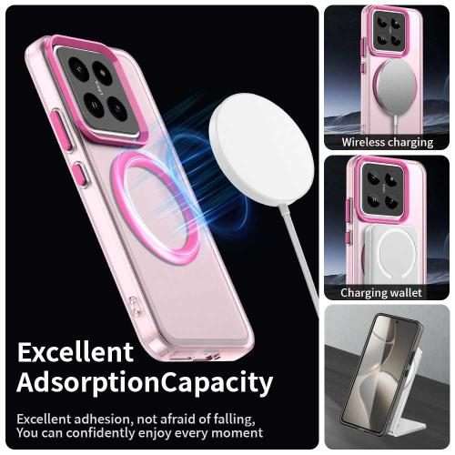 For Xiaomi 14 Pro Candy Magsafe PC Hybrid TPU Phone Case(Red)