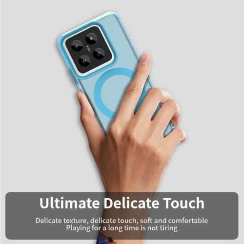 For Xiaomi 14 Pro Candy Magsafe PC Hybrid TPU Phone Case(Blue)