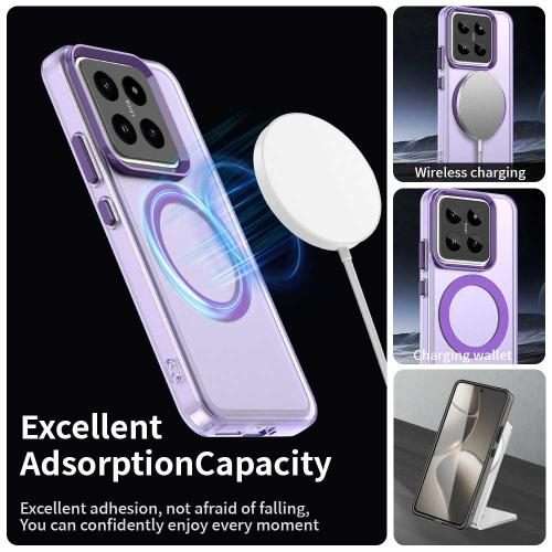 For Xiaomi 14 Pro Candy Magsafe PC Hybrid TPU Phone Case(Purple)