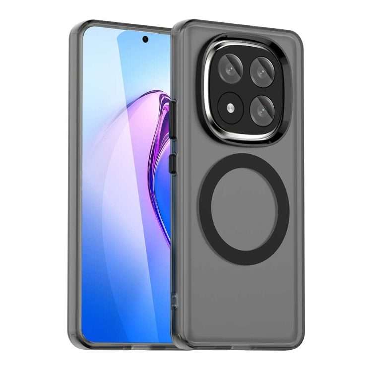 For Redmi Note 14 Pro+ 5G Candy Magsafe PC Hybrid TPU Phone Case(Black)