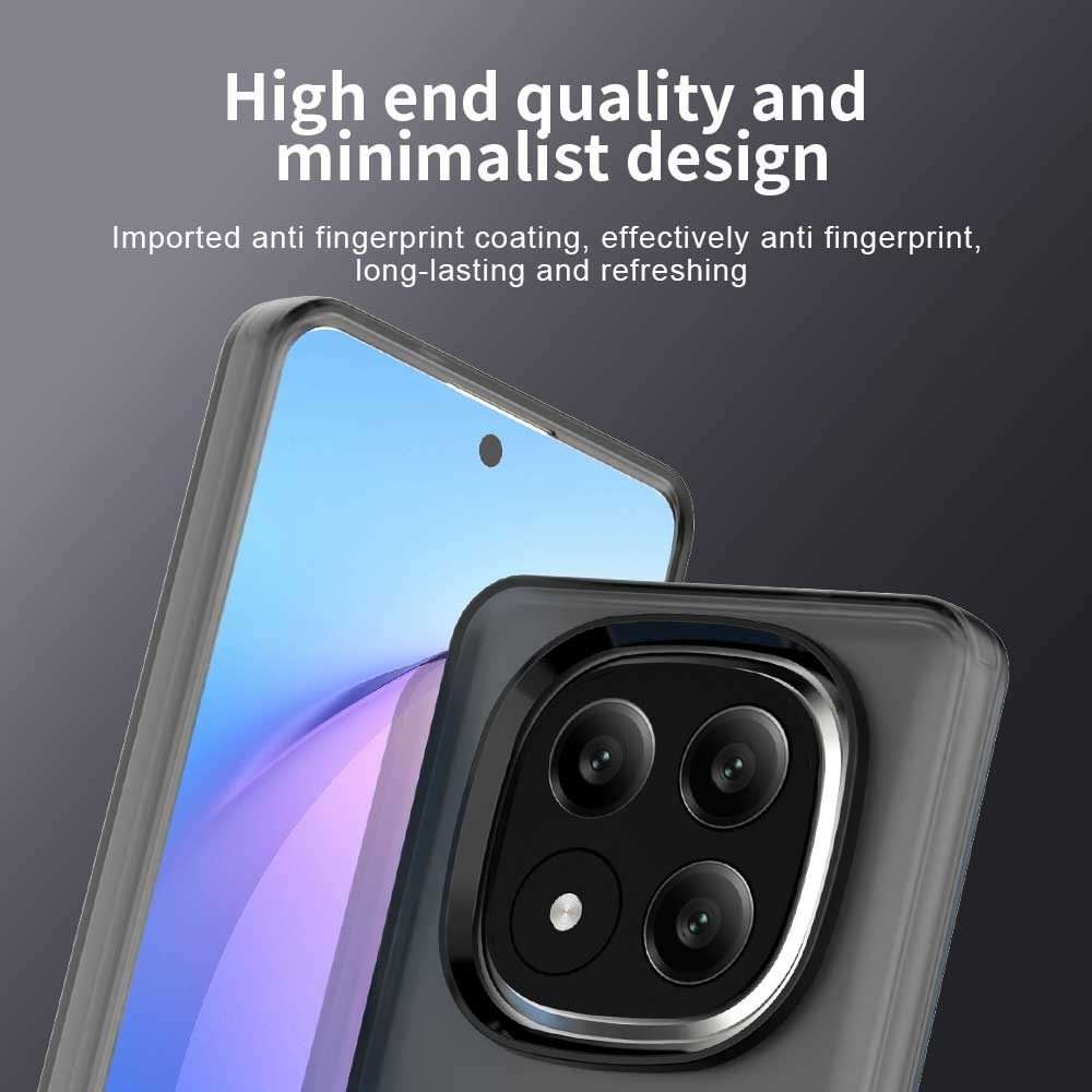 For Redmi Note 14 Pro+ 5G Candy Magsafe PC Hybrid TPU Phone Case(Black)