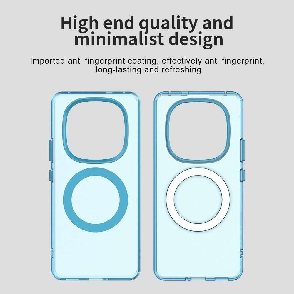 For Redmi Note 14 Pro+ 5G Candy Magsafe PC Hybrid TPU Phone Case(Blue)