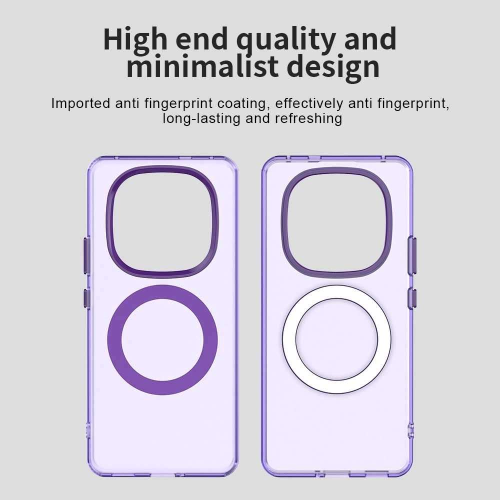 For Redmi Note 14 Pro+ 5G Candy Magsafe PC Hybrid TPU Phone Case(Purple)