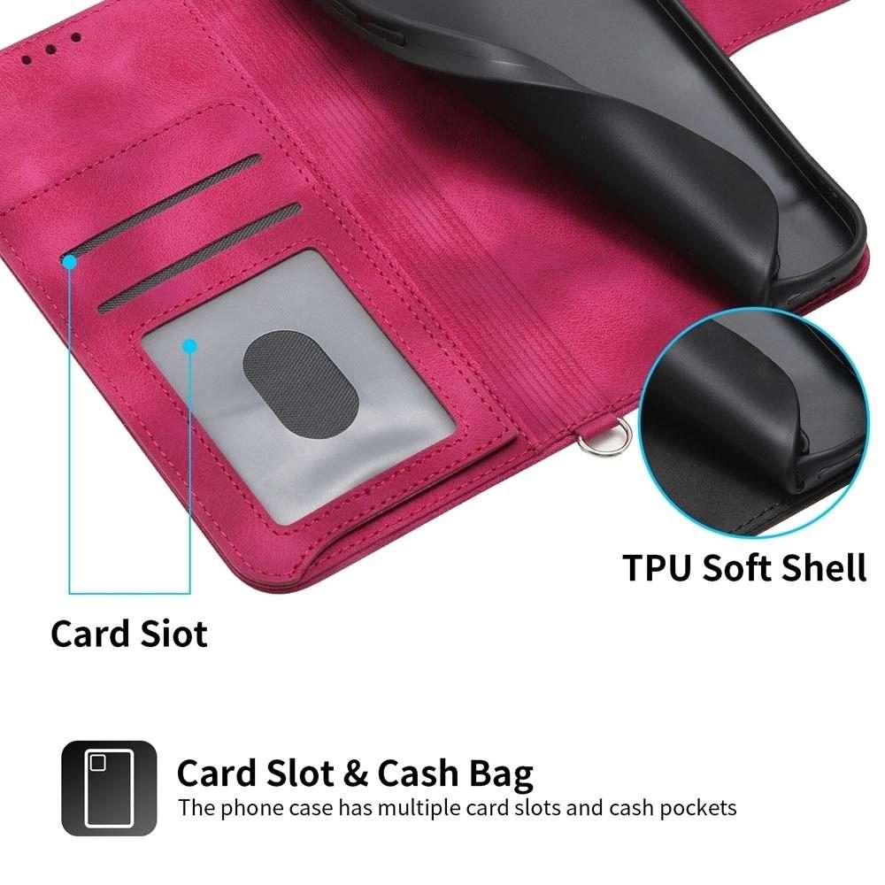 For Xiaomi 17 Pro Skin Feel Flowers Embossed Wallet Leather Phone Case(Wine Red)