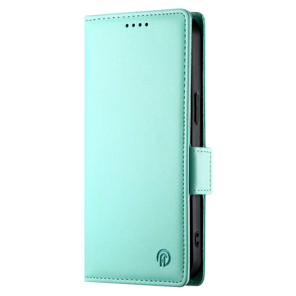 For Xiaomi 15 Pro Side Buckle Magnetic Frosted Leather Phone Case(Mint Green)