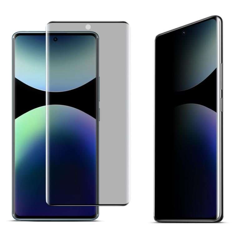 For Redmi Note 14 Pro 4G Global imak No Edge Version 3D Curved Privacy Full Screen Tempered Glass