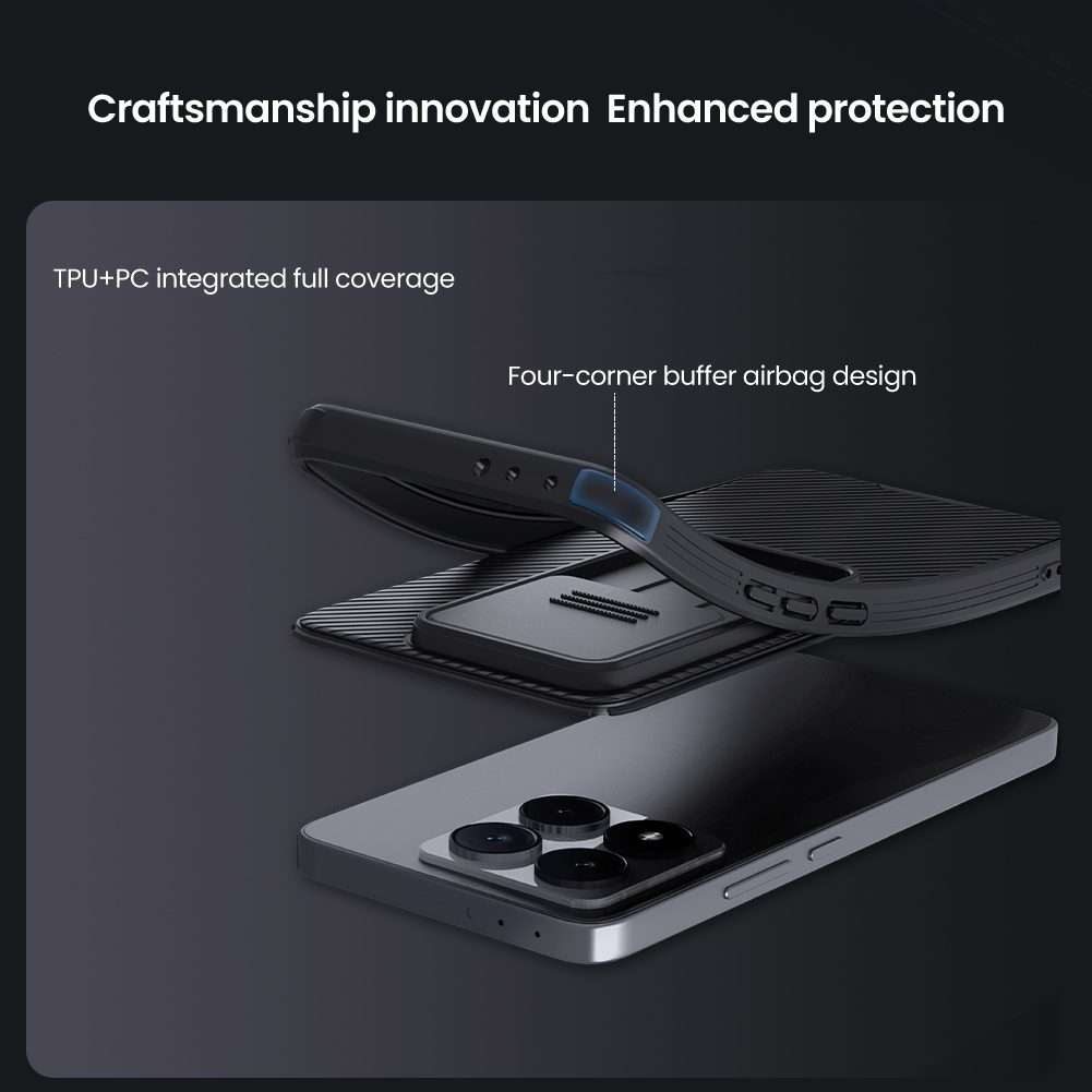 For Xiaomi 14T NILLKIN CamShield Pro PC Phone Case(Black)