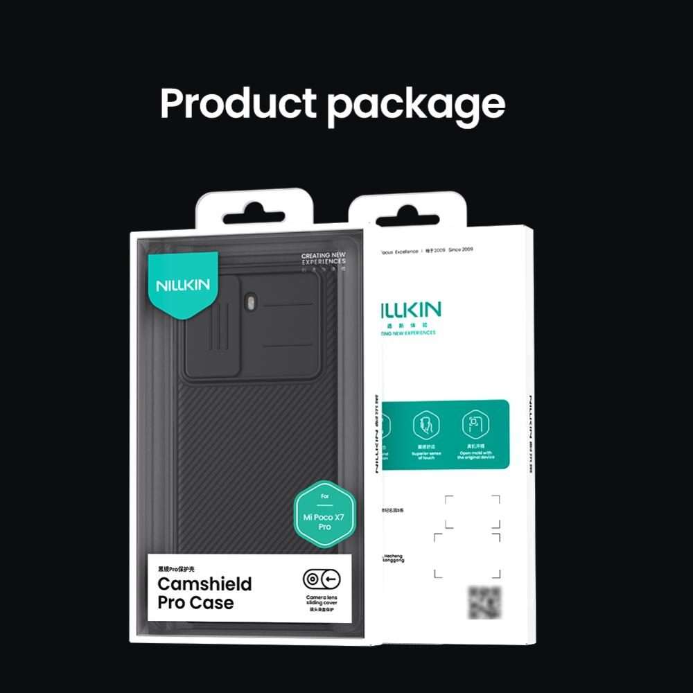 For Xiaomi Poco X7 Pro NILLKIN CamShield Pro PC Phone Case(Black)