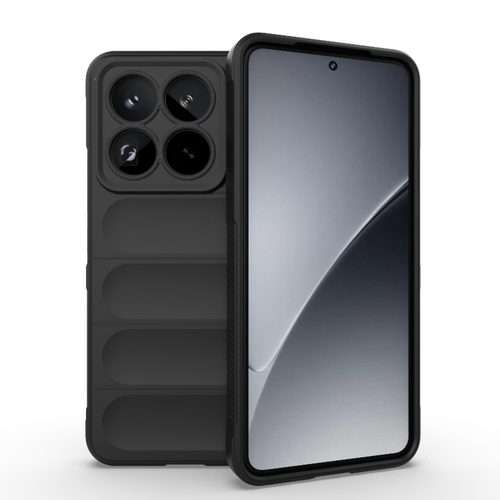 For Xiaomi 15 Pro 5G Magic Shield TPU + Flannel Phone Case(Black)