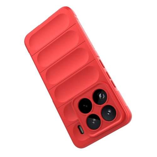 For Xiaomi 15 Pro 5G Magic Shield TPU + Flannel Phone Case(Red)