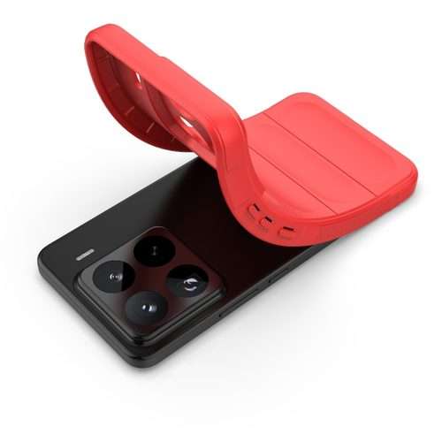 For Xiaomi 15 Pro 5G Magic Shield TPU + Flannel Phone Case(Red)
