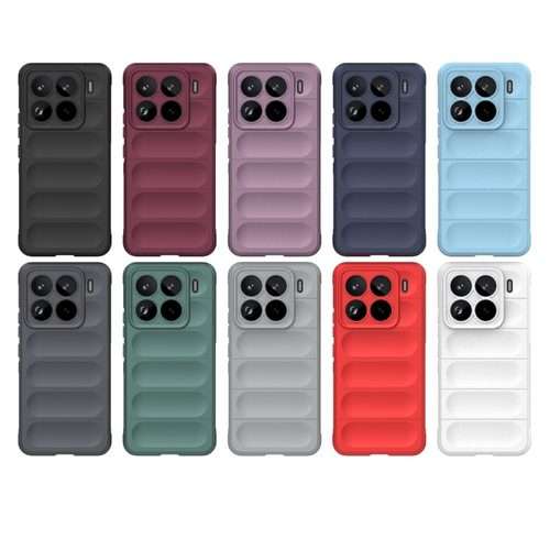 For Xiaomi 15 Pro 5G Magic Shield TPU + Flannel Phone Case(Red)