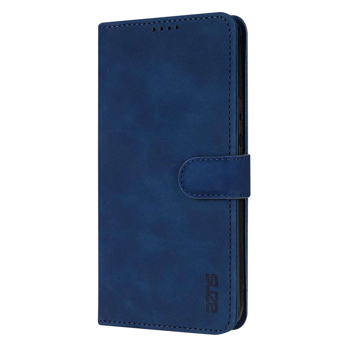 For Redmi K80 Pro AZNS Skin Feel Calf Texture Flip Leather Phone Case(Blue)