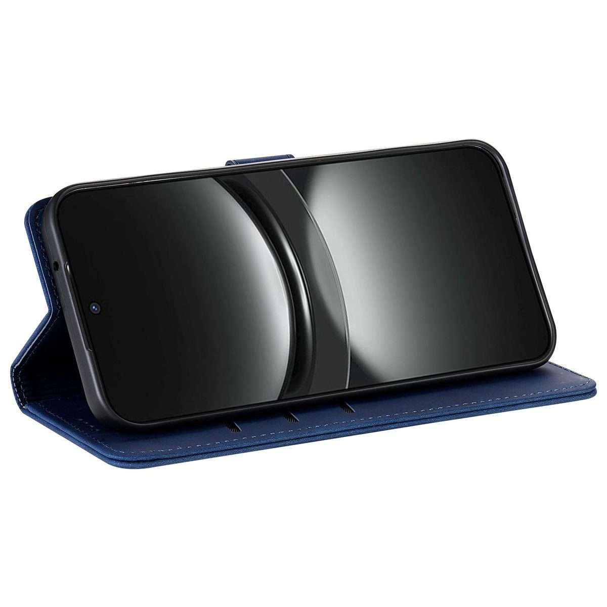 For Redmi K80 Pro AZNS Skin Feel Calf Texture Flip Leather Phone Case(Blue)