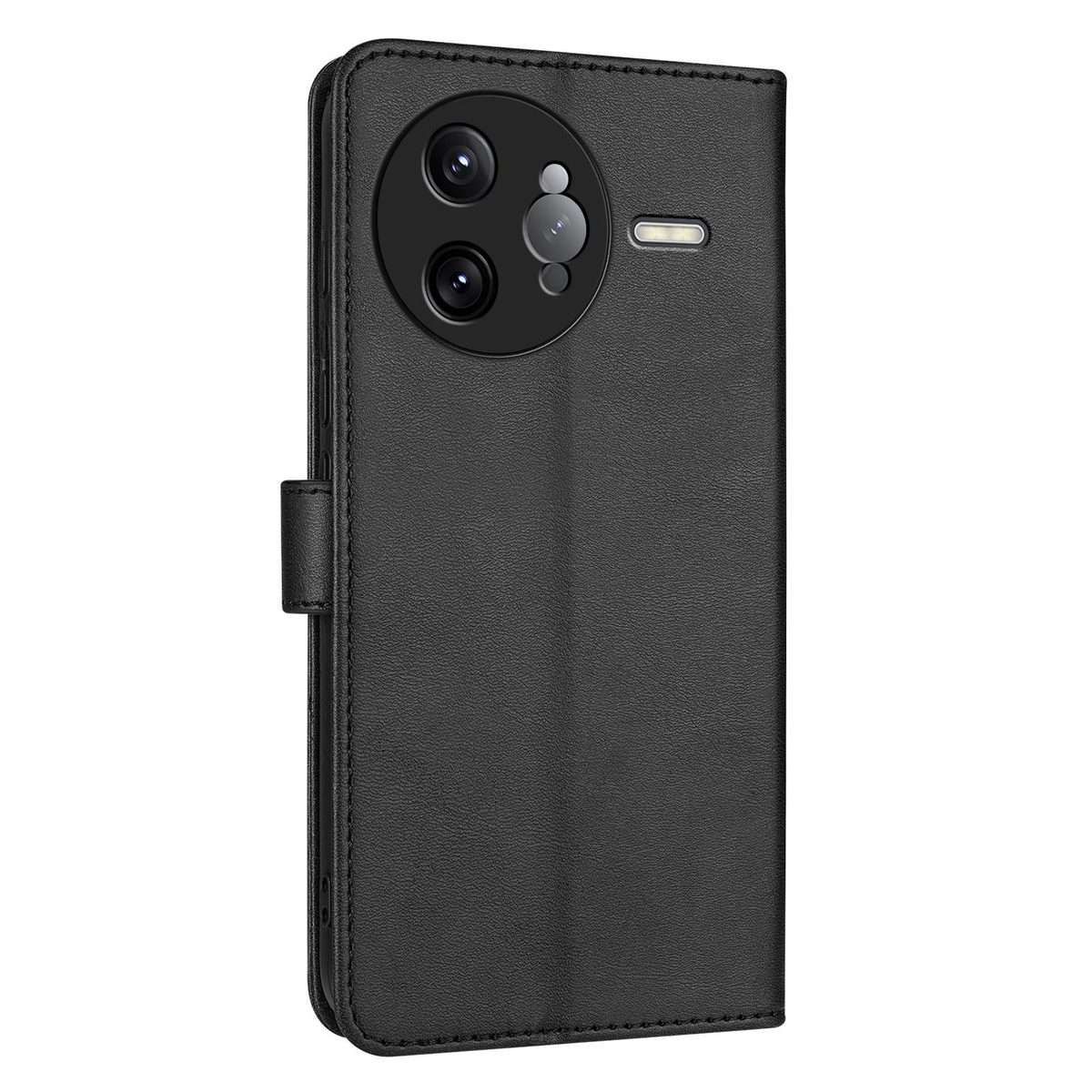 For Redmi K80 Pro AZNS Skin Feel Calf Texture Flip Leather Phone Case(Black)
