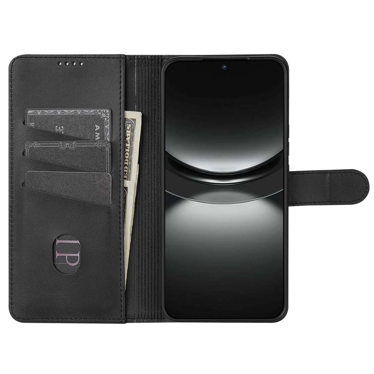 For Redmi K80 Pro AZNS Skin Feel Calf Texture Flip Leather Phone Case(Black)