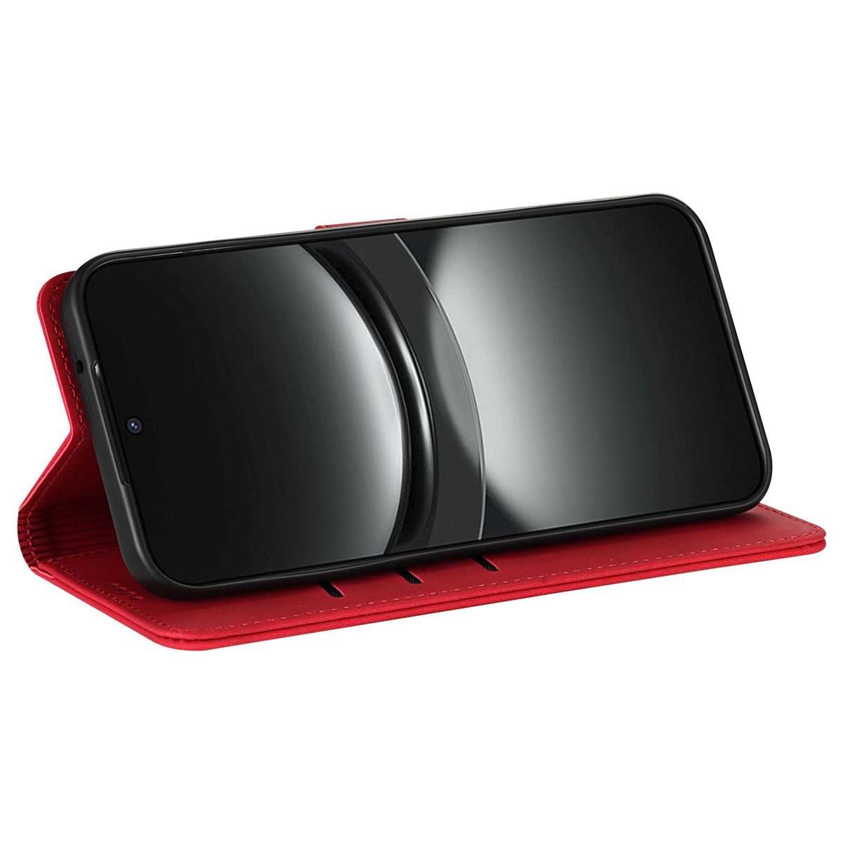 For Redmi K80 Pro AZNS Skin Feel Calf Texture Flip Leather Phone Case(Red)