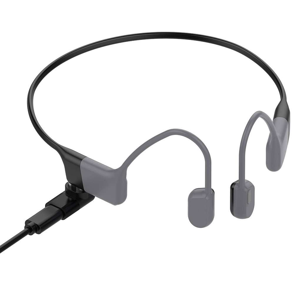 For Shokz OpenSwim Pro S710 Bone Conduction Earphone USB-C / Type-C Interface Adapter ... (Black)