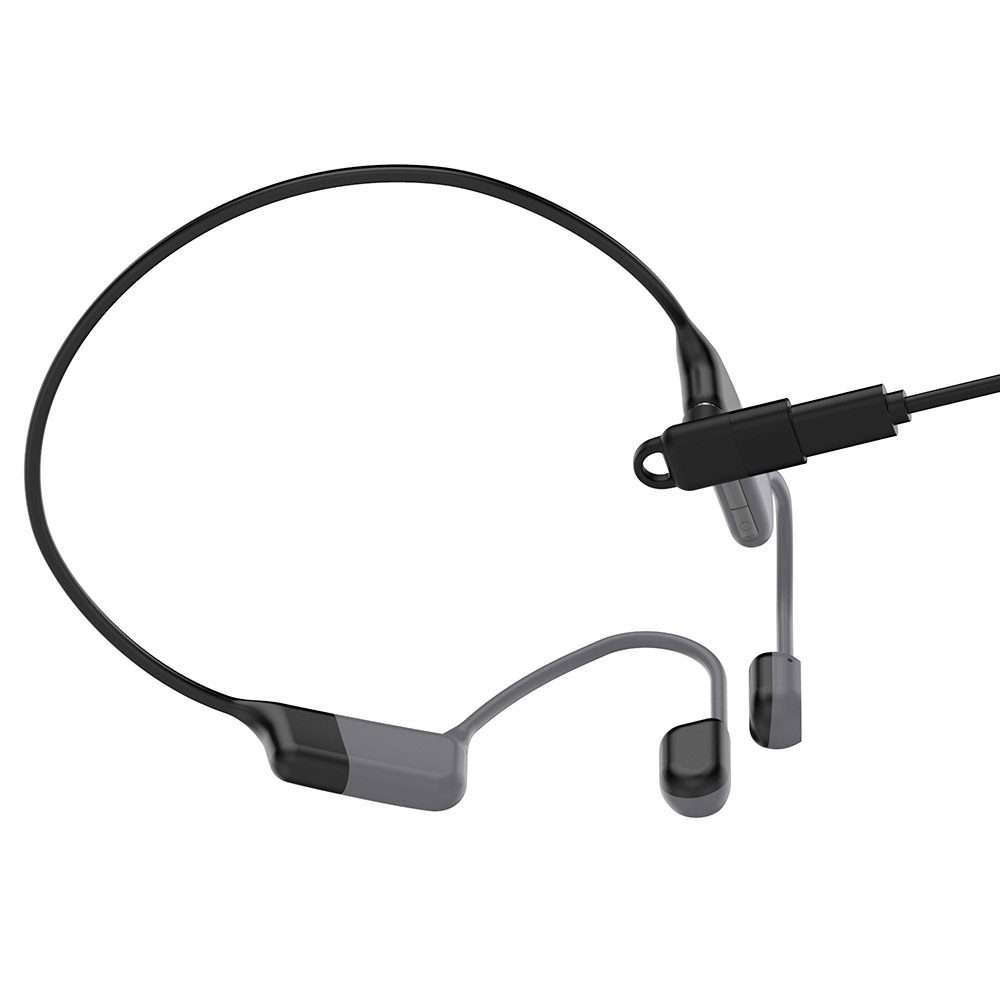 For Shokz OpenSwim Pro S710 Bone Conduction Earphone USB-C / Type-C Interface Adapter ... (Black)