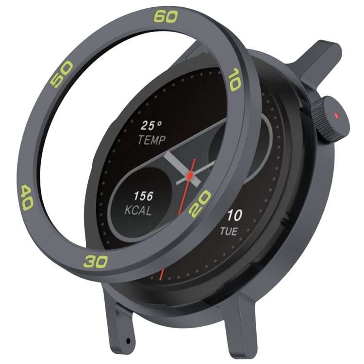 For Nothing CMF Watch Pro 2 Smart Watch Metal Bezel Number Ring Frame(Grey Green)