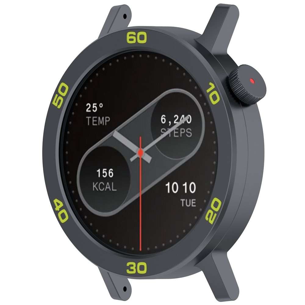 For Nothing CMF Watch Pro 2 Smart Watch Metal Bezel Number Ring Frame(Grey Green)
