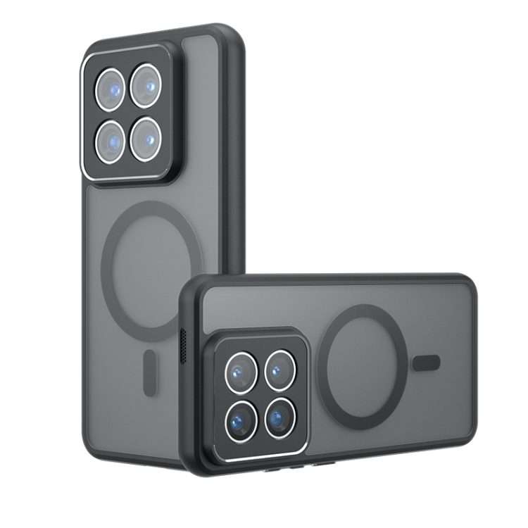 For Xiaomi 14 Pro Armor MagSafe PC Hybrid TPU Phone Case(Frosted Black)