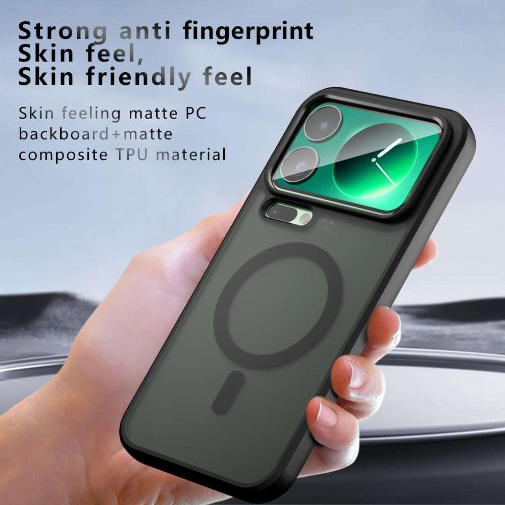 For Xiaomi 17 Pro Max Armor MagSafe PC Hybrid TPU Phone Case(Frosted Black)