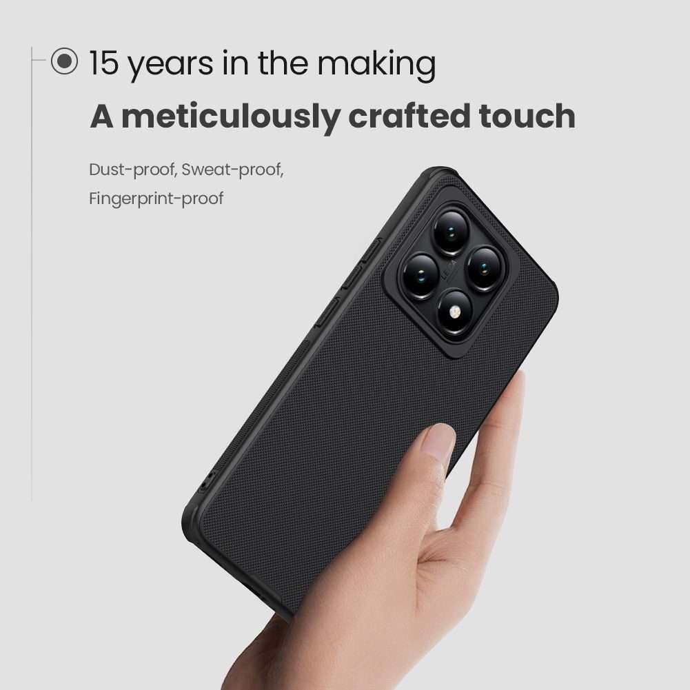For Xiaomi 14T Pro NILLKIN Frosted Shield Pro PC + TPU Phone Case(Black)