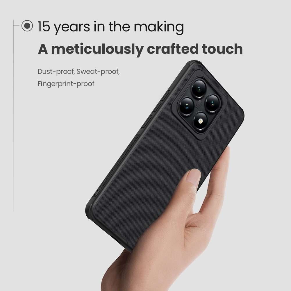 For Xiaomi 14T NILLKIN Frosted Shield Pro PC + TPU Phone Case(Black)