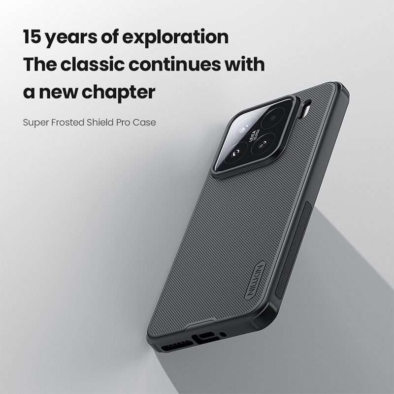 For Xiaomi 15 NILLKIN Frosted Shield Pro PC + TPU Phone Case(Black)