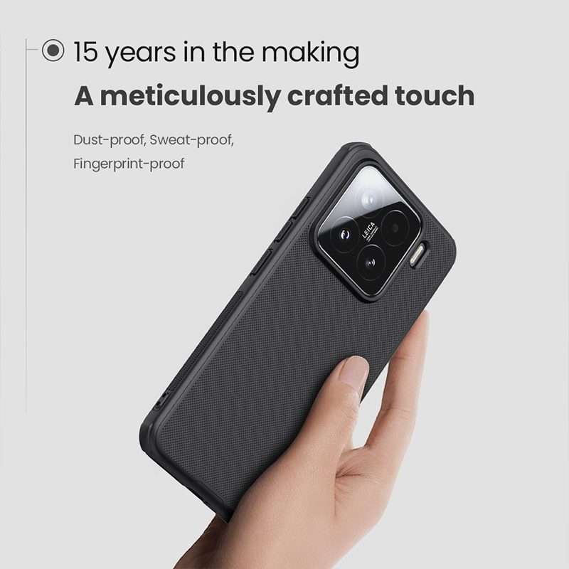 For Xiaomi 15 NILLKIN Frosted Shield Pro PC + TPU Phone Case(Black)