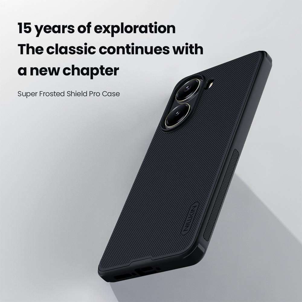 For Xiaomi Poco X7 Pro NILLKIN Frosted Shield Pro PC + TPU Phone Case(Black)