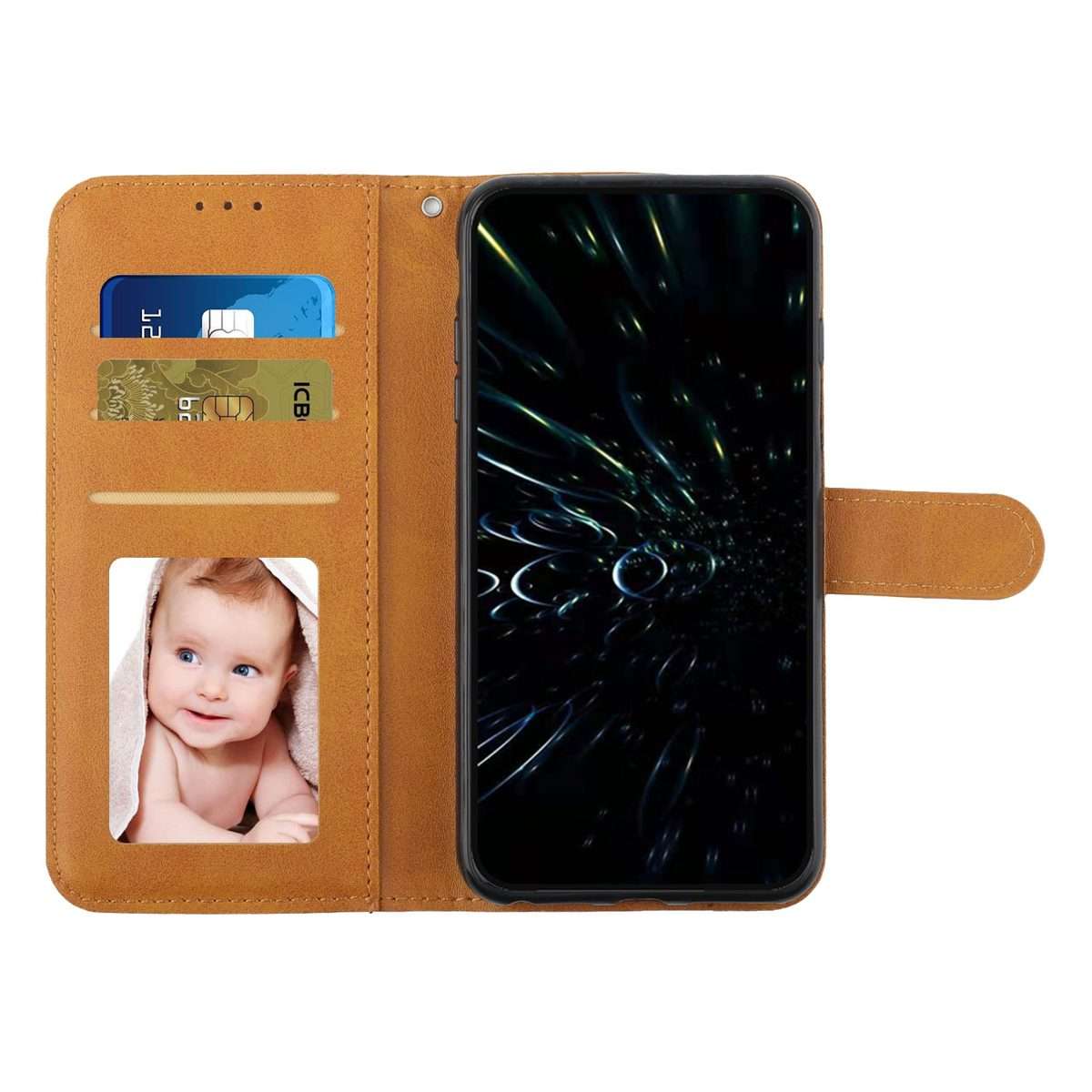For Redmi Note 14 Pro 5G Global Stitching Calf Texture Buckle Leather Phone Case(Yellow)