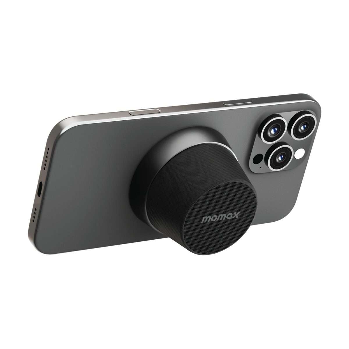 Momax 1-Vibe Go Magnetic Wireless Speaker(Black)