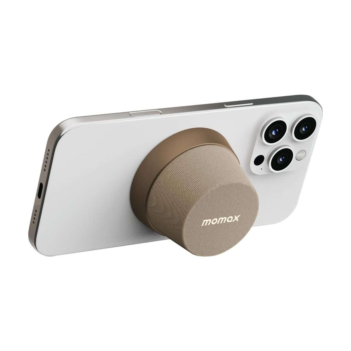 Momax 1-Vibe Go Magnetic Wireless Speaker(Gold)