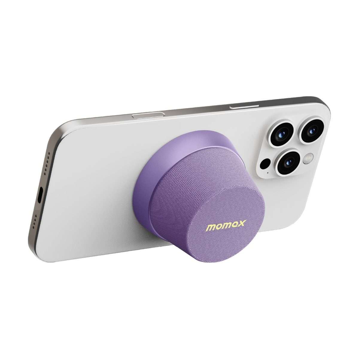 Momax 1-Vibe Go Magnetic Wireless Speaker(Purple)