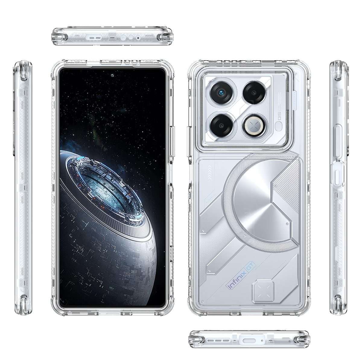 For Infinix GT 20 Pro / Note 40 4G Acrylic Transparent Phone Case
