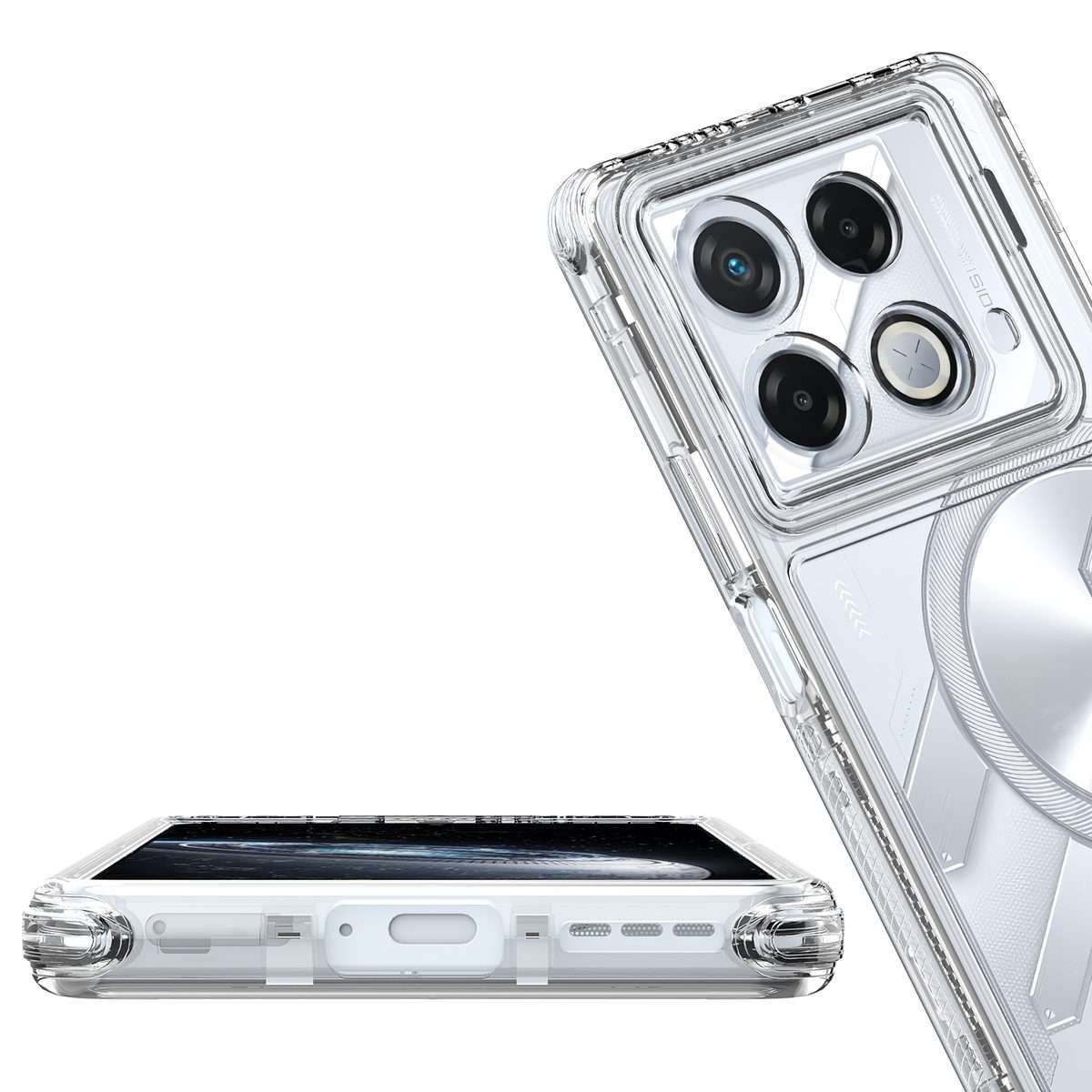 For Infinix GT 20 Pro / Note 40 4G Acrylic Transparent Phone Case